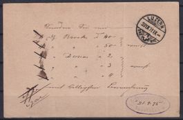 D71) Postkarte Luzern 22 IX 75 , sehe Scan