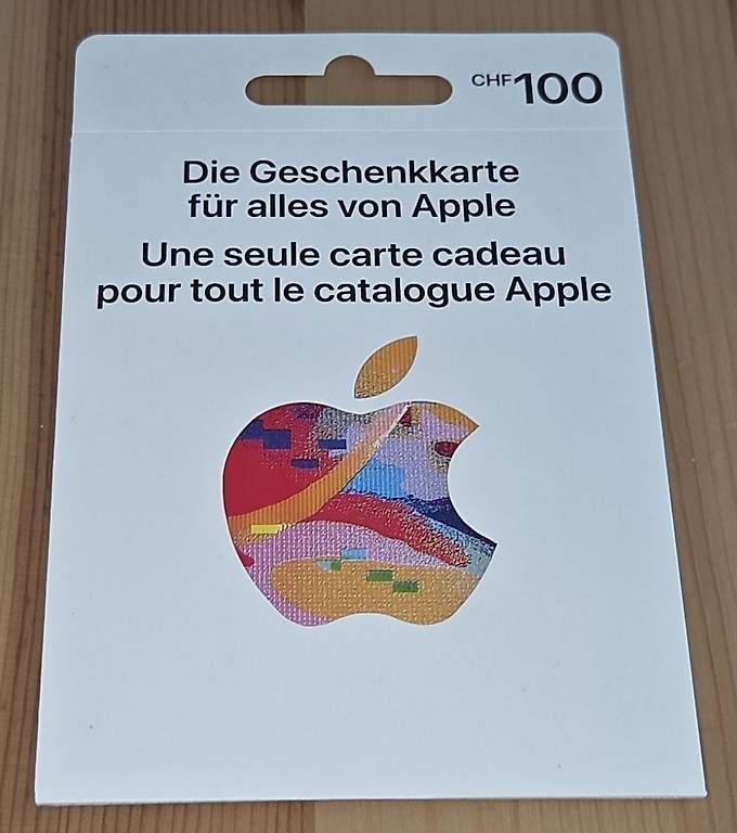 Gutscheine: Apple 100 Franken Gutschein – Gebraucht aus Lenzburg von Djroc