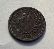 1856 1 Rappen -unz