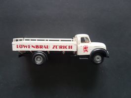 Brekina, LKW, Magirus Mercur, Löwenbräu Zürich, neu mit OVP