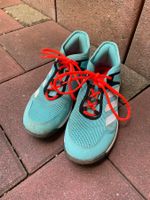 Adidas Tennisschuhe Gr. 38,5 Türkis/organge