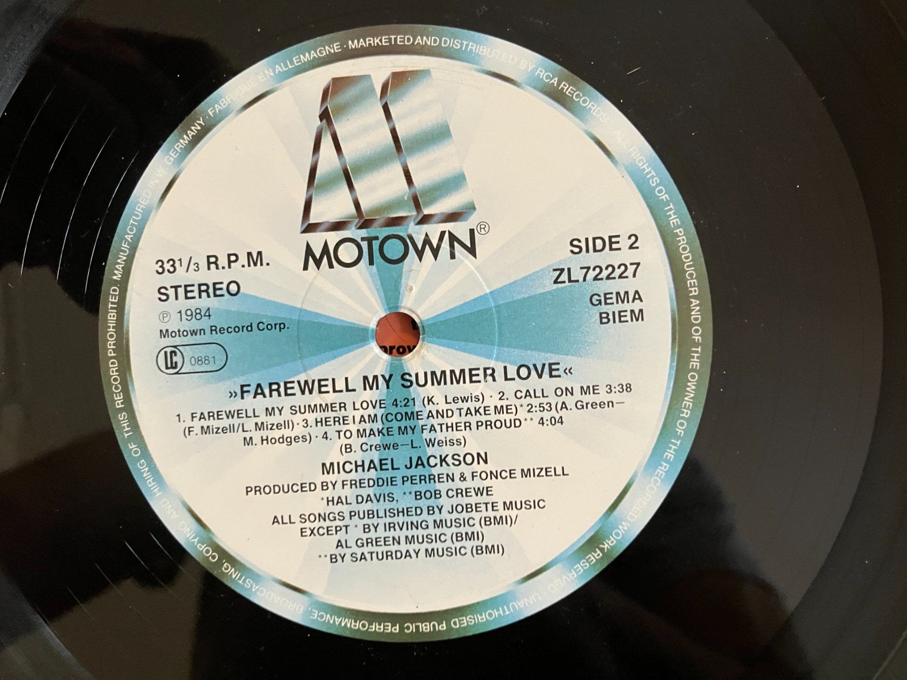 Dischi in vinile: Michael Jackson – Usato da Aarwangen venduto da Jukebox3 7