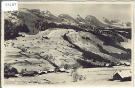 Churfirsten Obertoggenburg mit Iltios Abfahrten im Winter