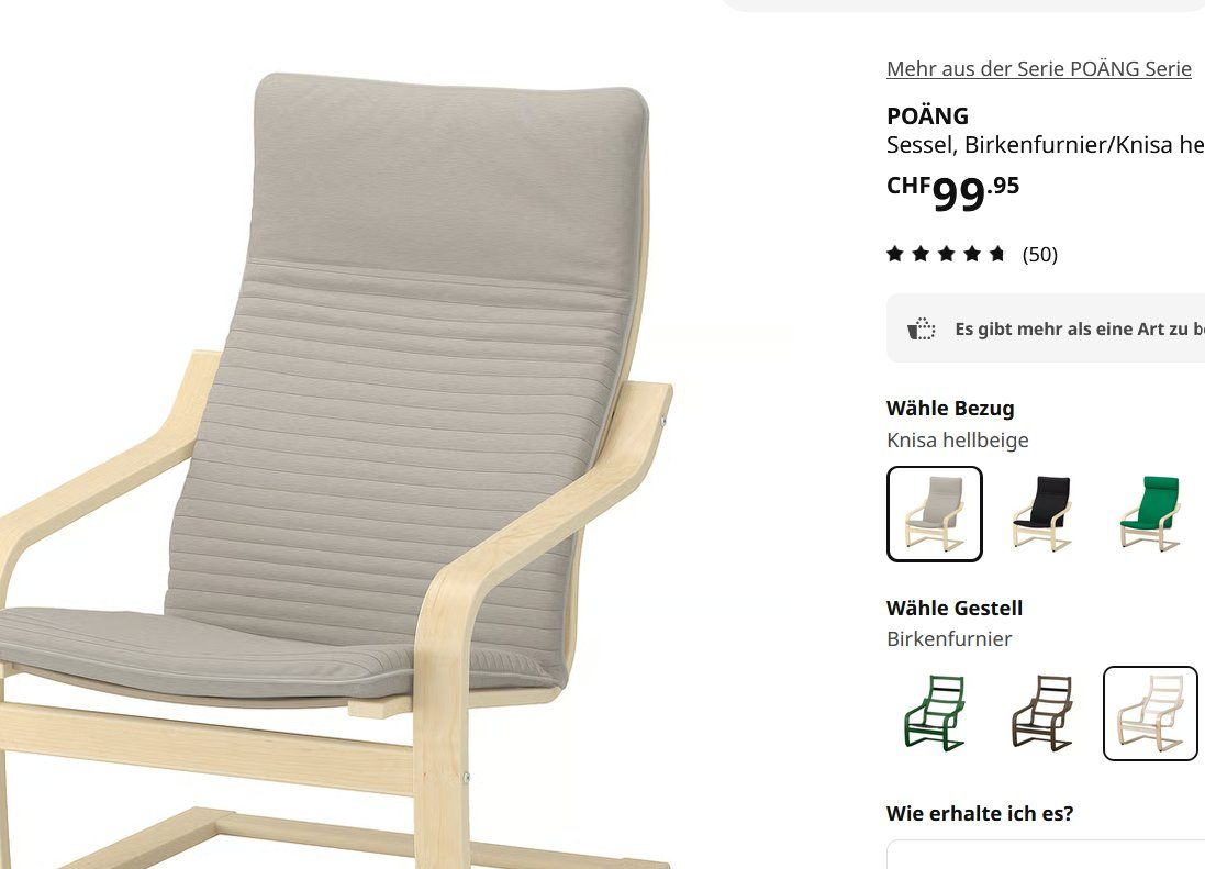 Ikea Sessel: Poäng Ikea Sessel – Gebraucht aus Aesch ZH von idefix133 4