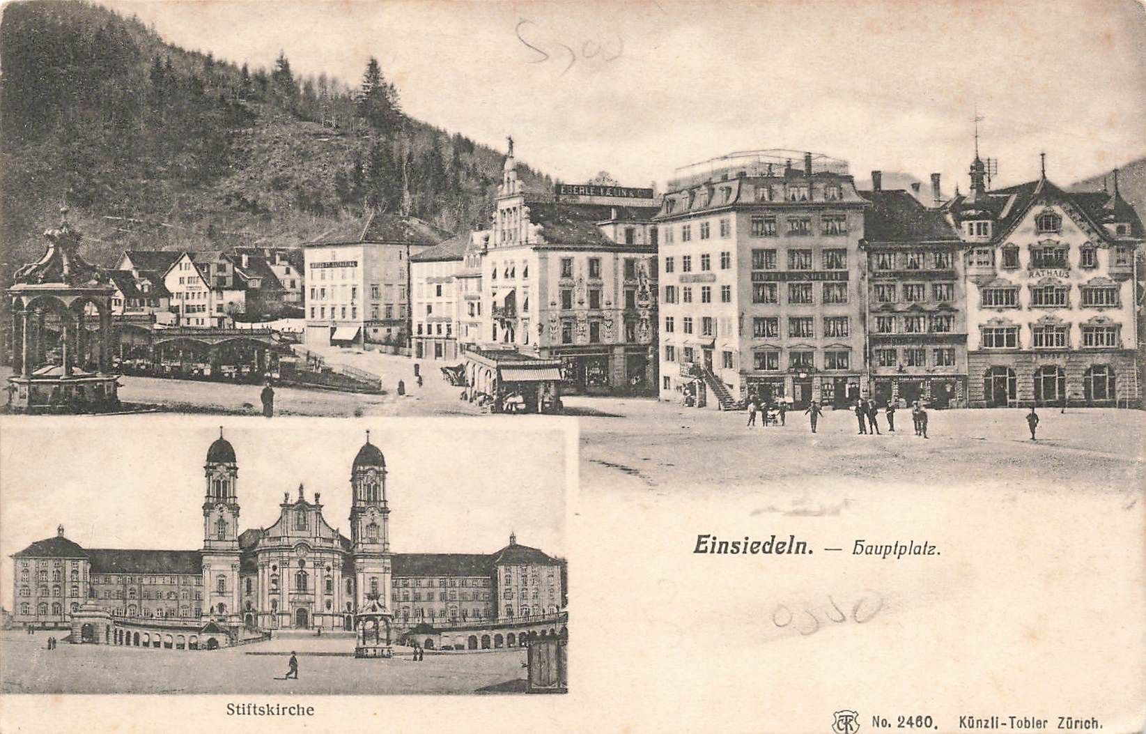 Cartoline postali: Einsiedeln – Usato da Biasca venduto da Blenio71