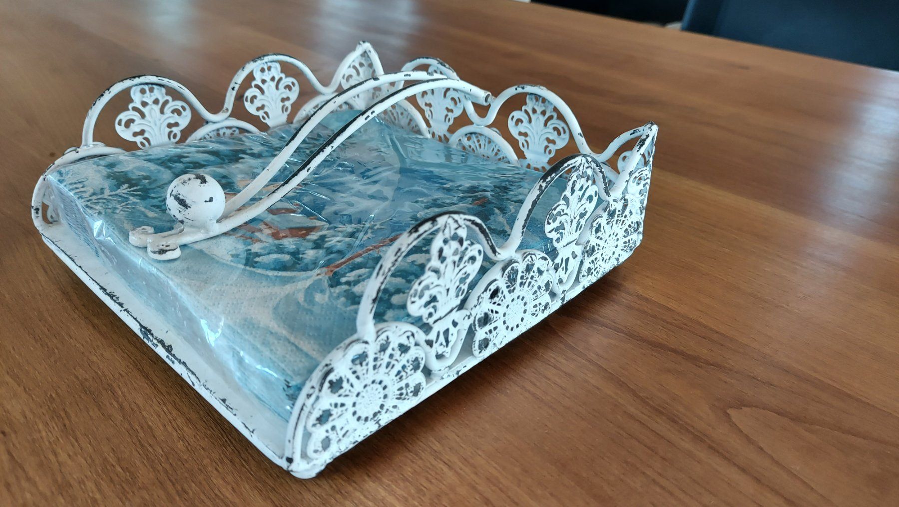 Supporti a parete: Serviettenhalter metall weiss Sabby chic – Usato da Küssnacht am Rigi venduto da Mukare 2