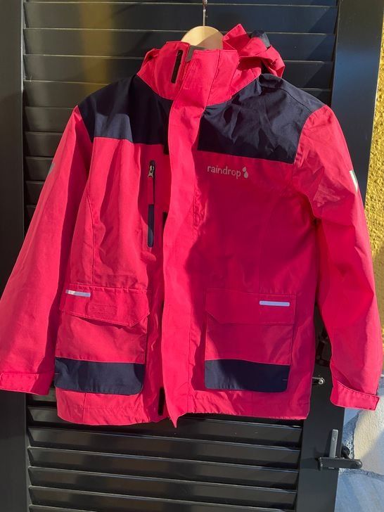 Jacken & Mäntel: Mädchen Regenjacke Windjacke Raindrop 134 rosa – Neu (gemäss Beschreibung) aus Bergdietikon von antovale