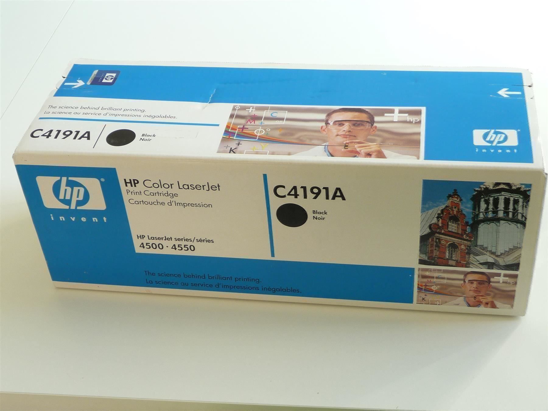 Hewlett Packard Druckerpatronen & Toner: C4191A Black ungeöffneTONER Original HP – Neu und originalverpackt aus Winterthur von ricofly