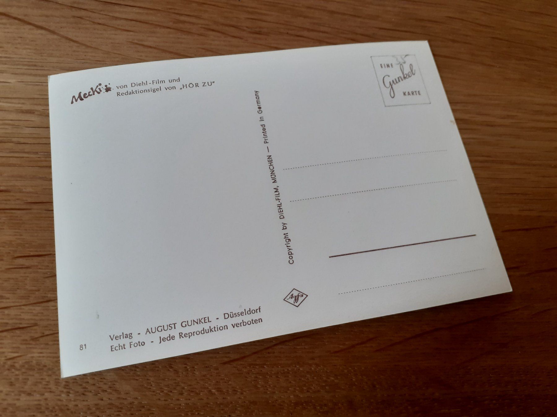 Cartoline postali: MECKI - AUCH DAS WIRD WIEDER GUT – Usato da Winterthur venduto da Ornyx7 1