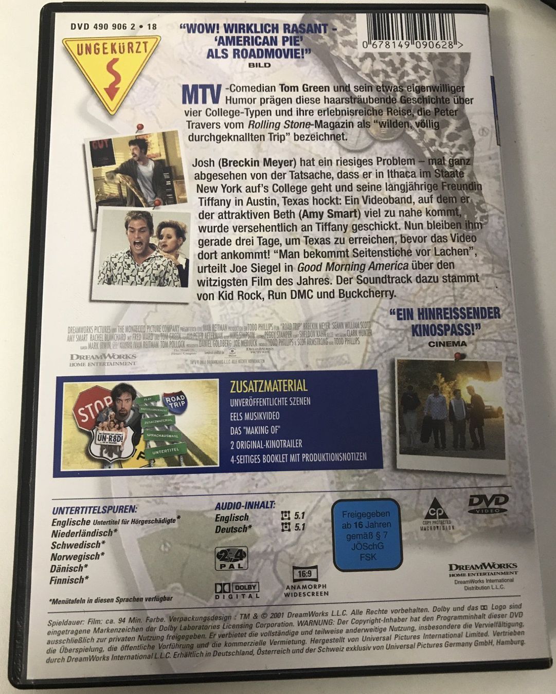 Tous les DVDs: DVD- Road Trip- UNR8D! – D'occasion à Guntershausen par Gloominati 1