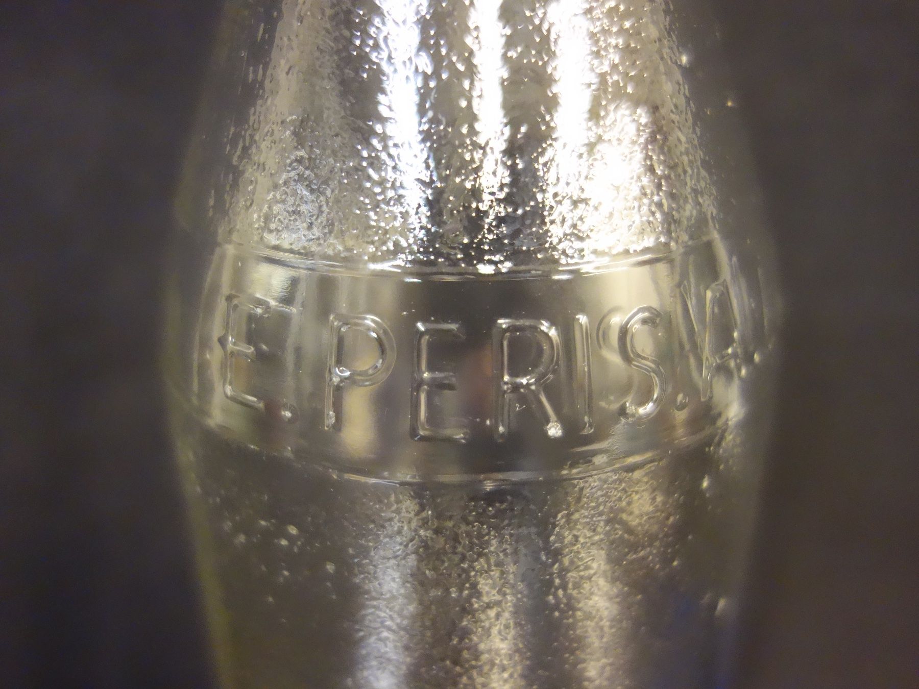 Bicchieri, Caraffe & Bottiglie: alte Flasche EMILIO E. PERI LUGANO 1962 ARANCIATA – Usato da Kerzers venduto da Flaschenposten 4