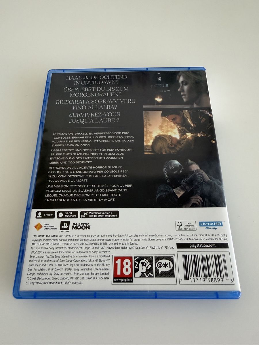 Sony Giochi: Jeu vidéo Until Dawn pour console PS5 – Nuovo (secondo la descrizione) da Rolle venduto da dan_2607 2