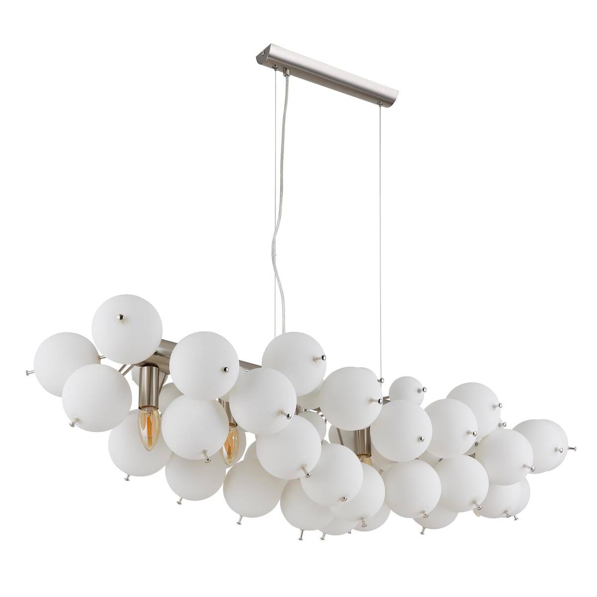 Lampadari & plafoniere: Pendelleuchte, Nickel, 120 cm Höhe – Nuovo (secondo la descrizione) da Kreuzlingen venduto da Smart-Light 2