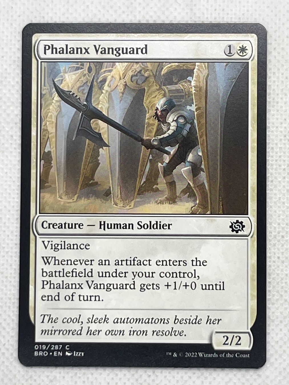 Magic The Gathering Carte collezionabili: Phalanx Vanguard Magic Card - Bro-en - Selten – Usato da Hinterkappelen venduto da Kim1992