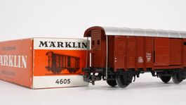 1ø Märklin 4605 SBB Güterwagen K3 braun