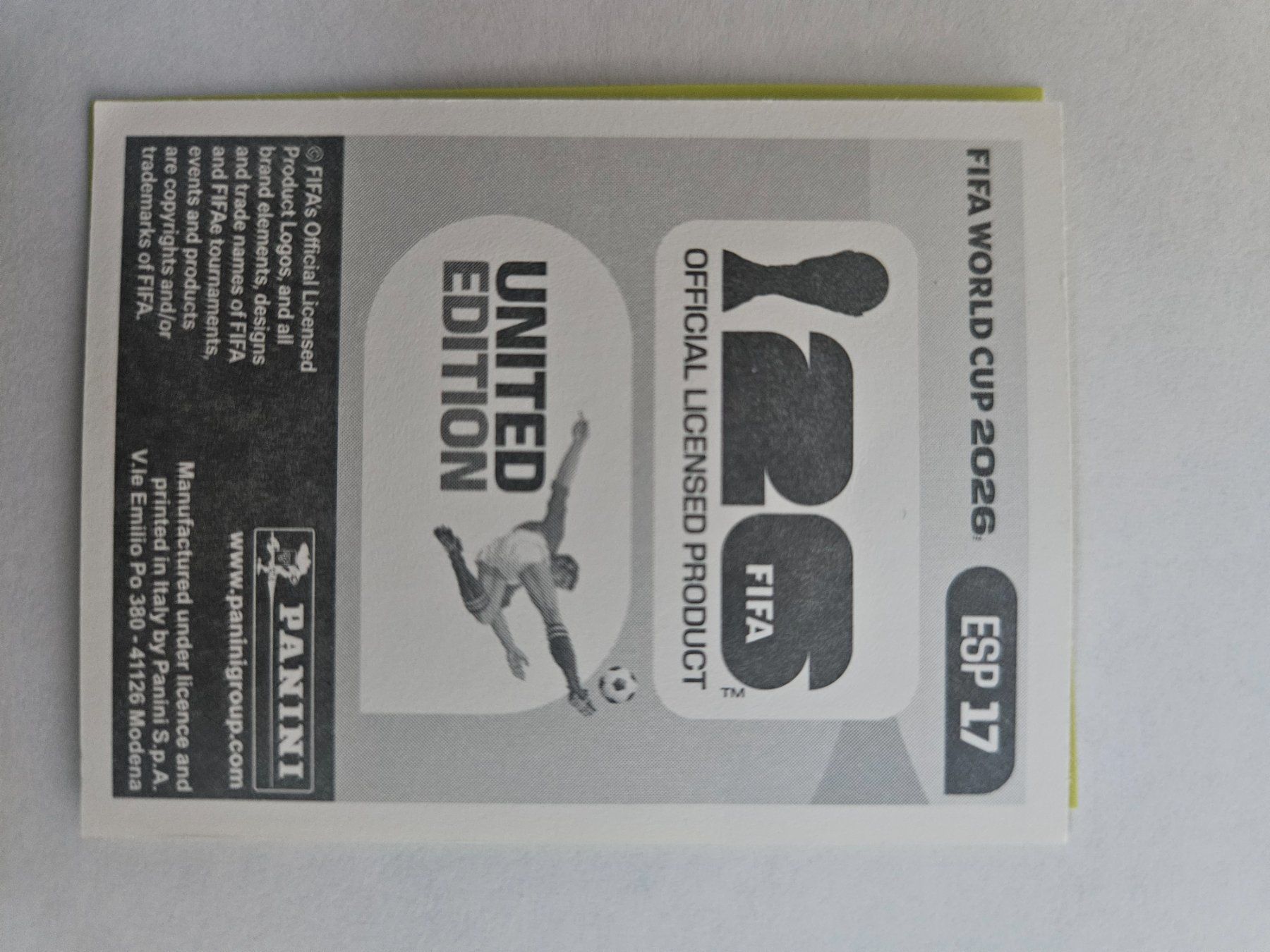 Panini Cartes à collectionner: ESP 17 – D'occasion à Würenlingen par Dinli 1