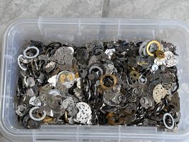 Lot Uhrenteile La Joux-Perret, Valjoux, Arnold & Son etc