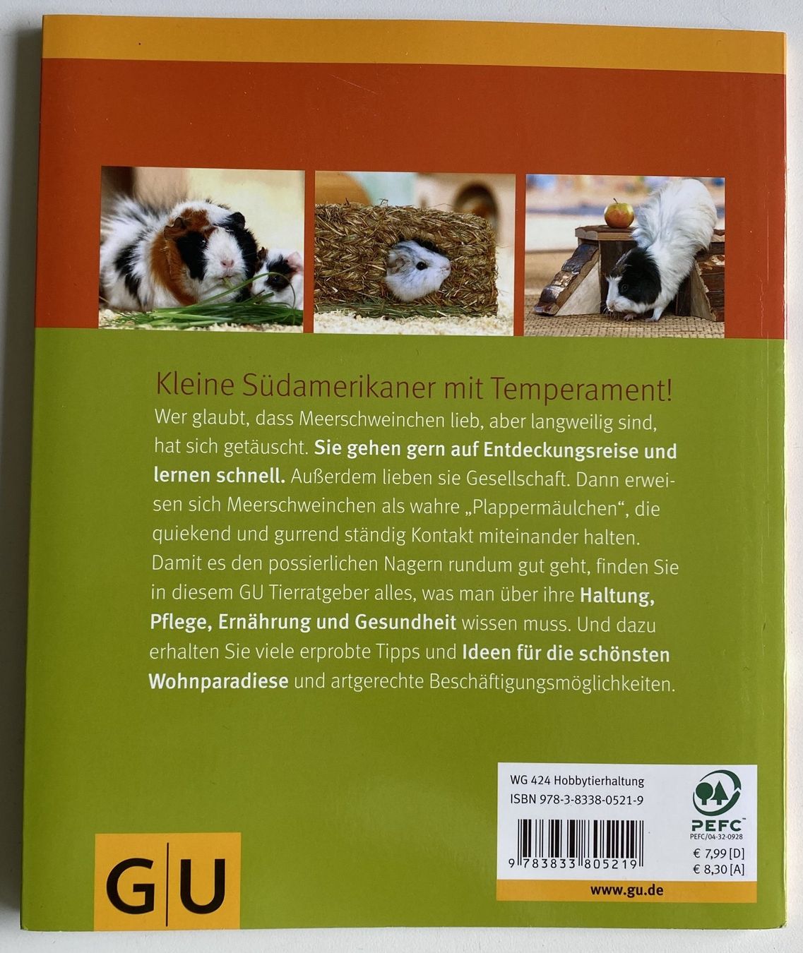 Libri: MEERSCHWEINCHEN - ...mit Temperament - GU Ratgeber – Usato da Hünenberg venduto da Ecila 2