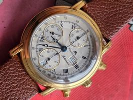 10 MAURICE LACROIX CRONEO Day Date Chronograph Valjoux 7750