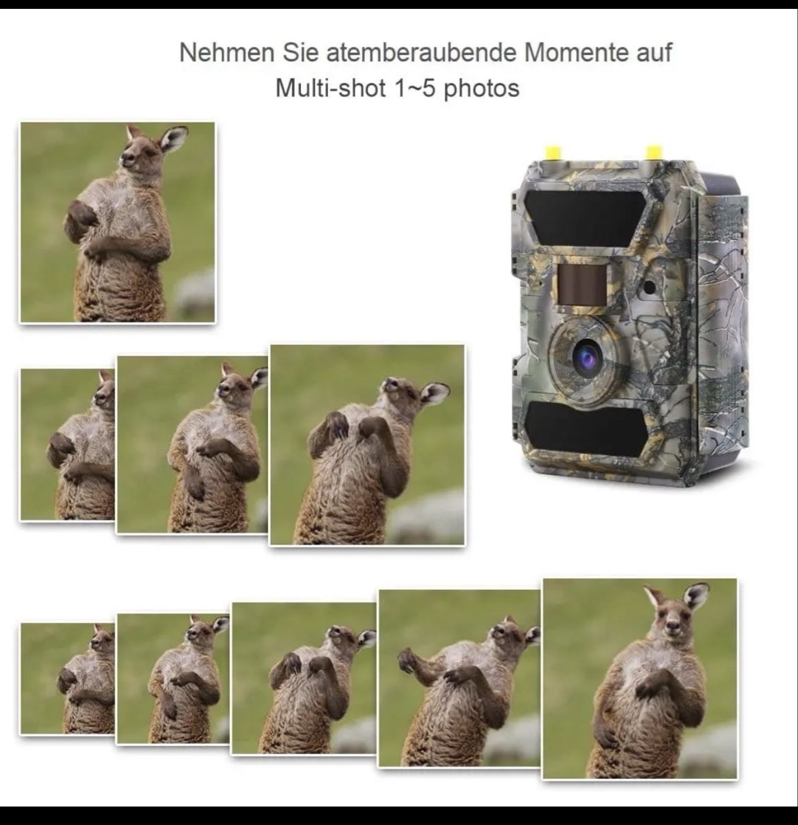 Kamera: LTE 4G Wildkamera Pro 100° 24Megapixel – Neu und originalverpackt aus Winterthur von b-mem 3