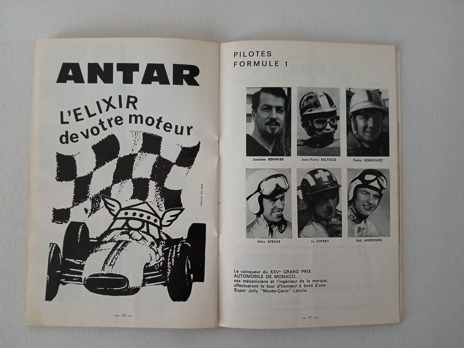 Riviste & Magazine: Programmheft Formel 1; GP Monaco 1967 – Usato da Aarburg venduto da Hktm 5