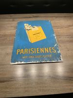 Altes Blechschild Parisiennes Burrus 