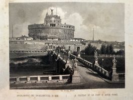 Engelsburg und Engelsbrücke Rom Krüsi