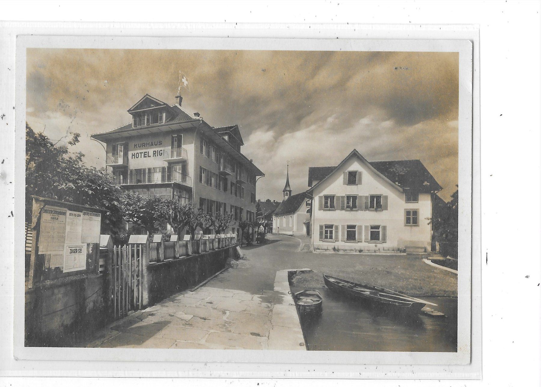 Cartoline postali: SZ Immensee 1930 mit Hotel Rigi – Usato da Schocherswil venduto da Wilare