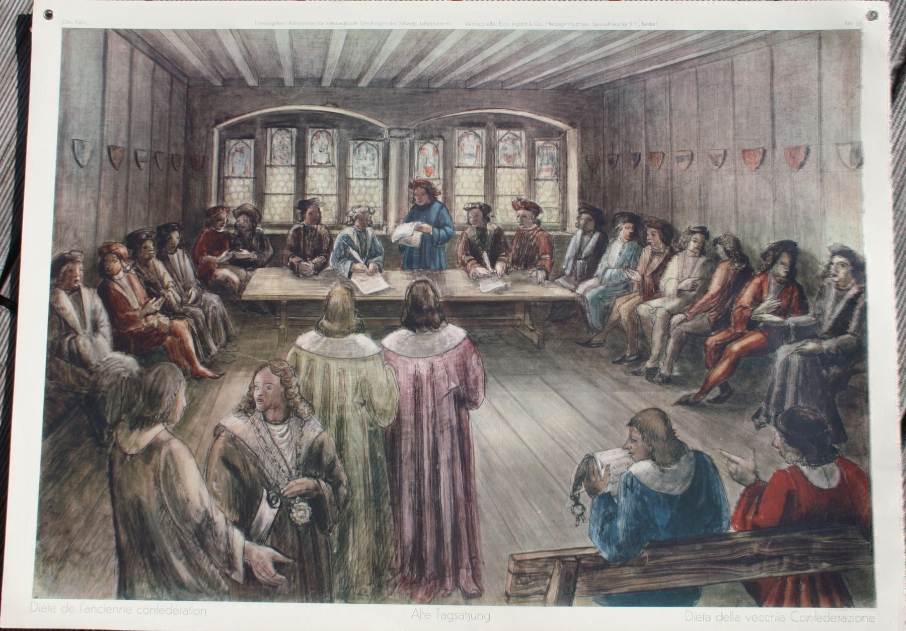 Cartoline postali: Schulwandkarten Plakate – Usato da Biel-Benken BL venduto da AngiSchaefer 5