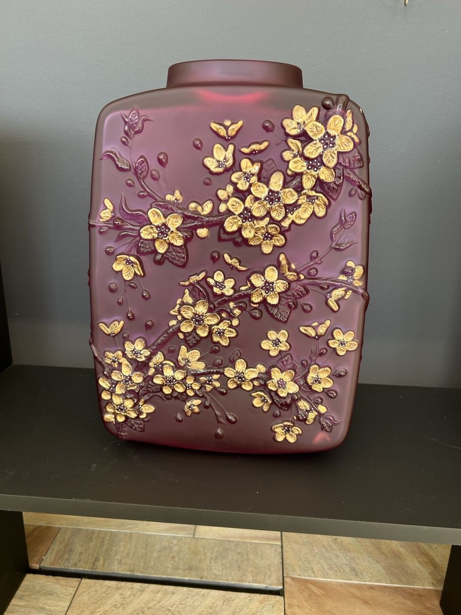 Lalique Vasen & Gefässe: Vase Lalique Édition Limitée Fleurs de Cerisier – Neu (gemäss Beschreibung) aus Châtillon FR von xwillow