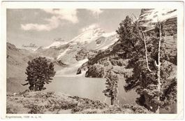 ENGSTLENSEE als SPEICHERSEE  1928 im Winter ca. 1920 (BE)