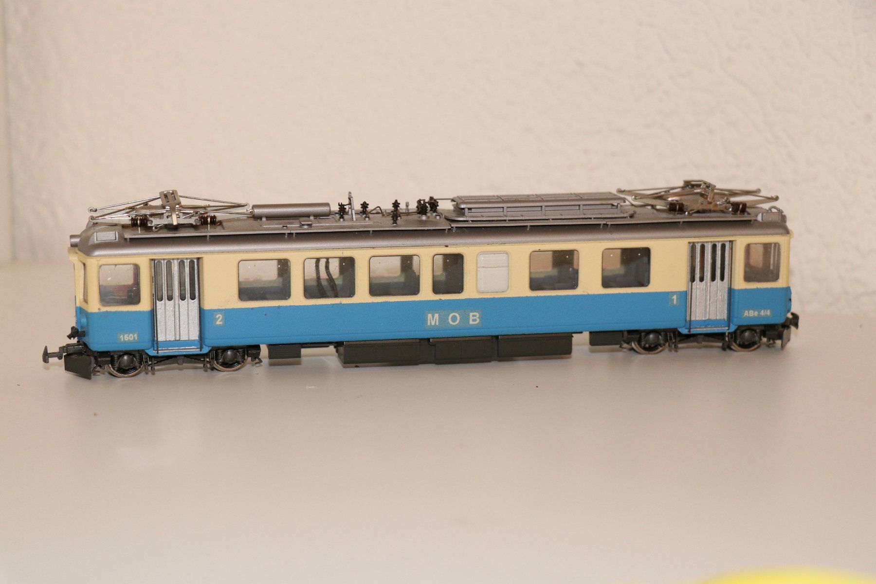 BEMO - MOB ABe 4/4 1501 Triebwagen H0m (Gebraucht) in Matten b. Interl ...