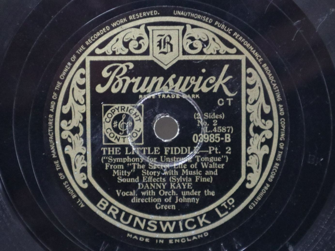 Dischi in vinile: Schellack Danny Kaye The Little Fiddle Swing – Usato da Eschenbach SG venduto da Astalavista 4