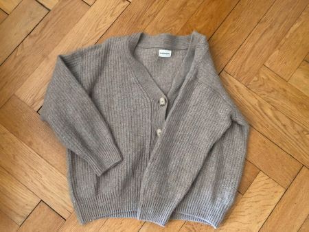 brauner Cardigan von poudreorganic
