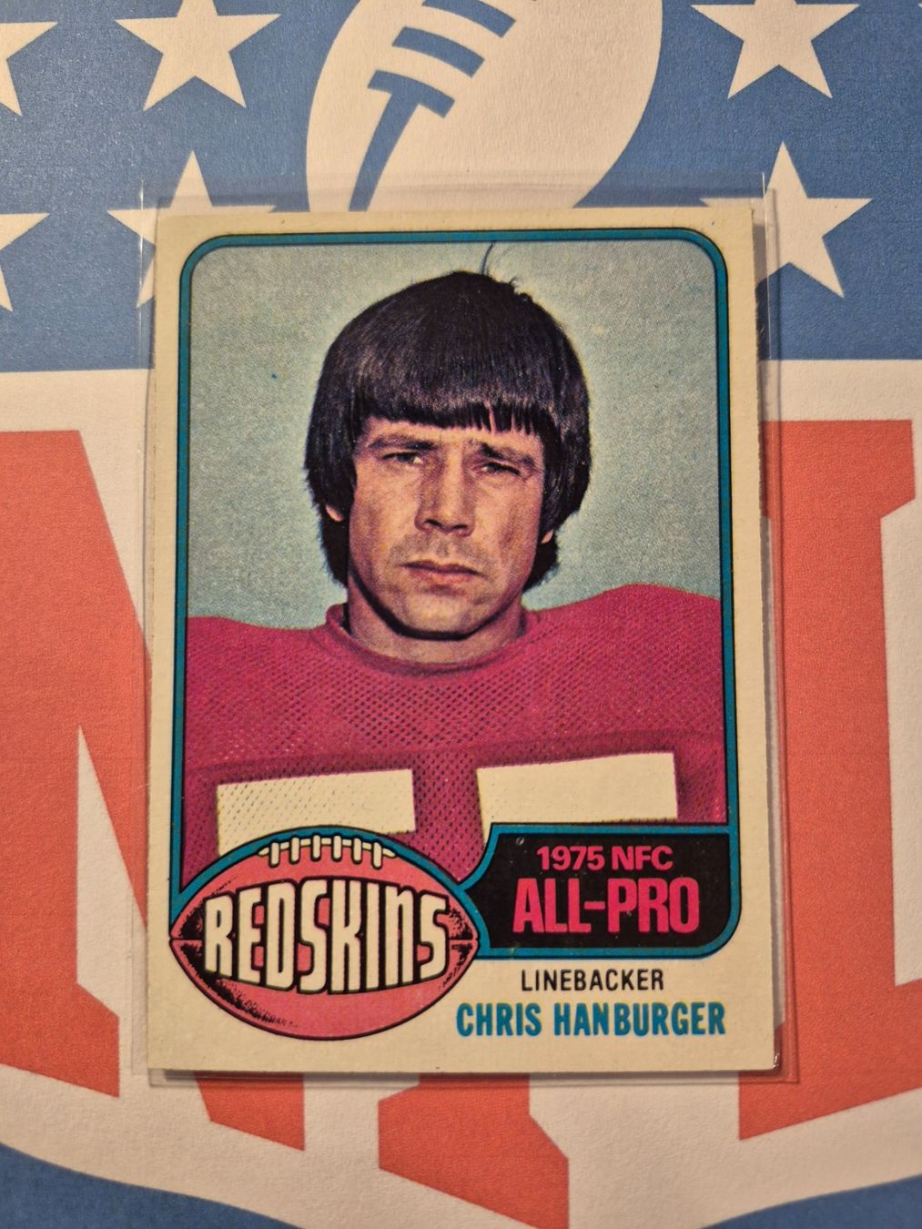 NFL Carte collezionabili: NFL Chris Hanburger Washington Redskins – Usato da Treiten venduto da Sauber73