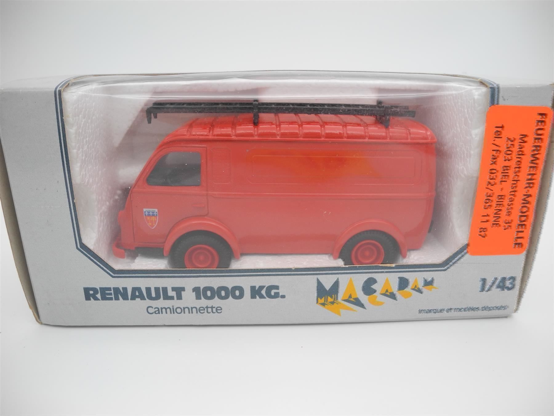 Renault Modellini d'auto: Macadam Renault 1000 KG , Nr. e79 – Nuovo e nell'imballaggio originale da Kottwil venduto da Crazyrolf 4