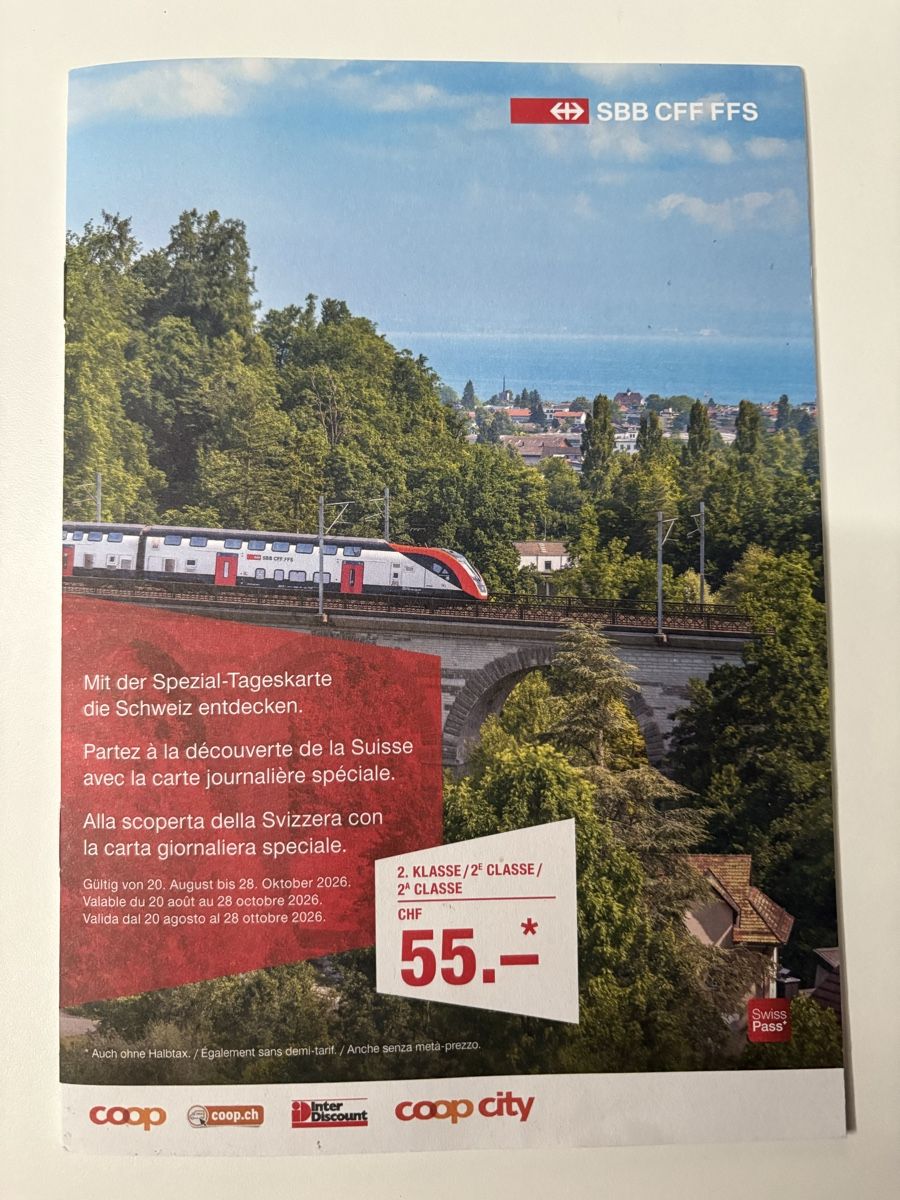 Biglietti: SBB Tageskarte  – Nuovo e nell'imballaggio originale da Kirchberg BE venduto da joh_gs2c 1