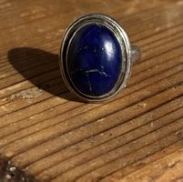 Silberring mit Lapislazuli