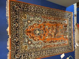 Tappeto orientale persiano Qtub fatto a mano lana 198x290cm
