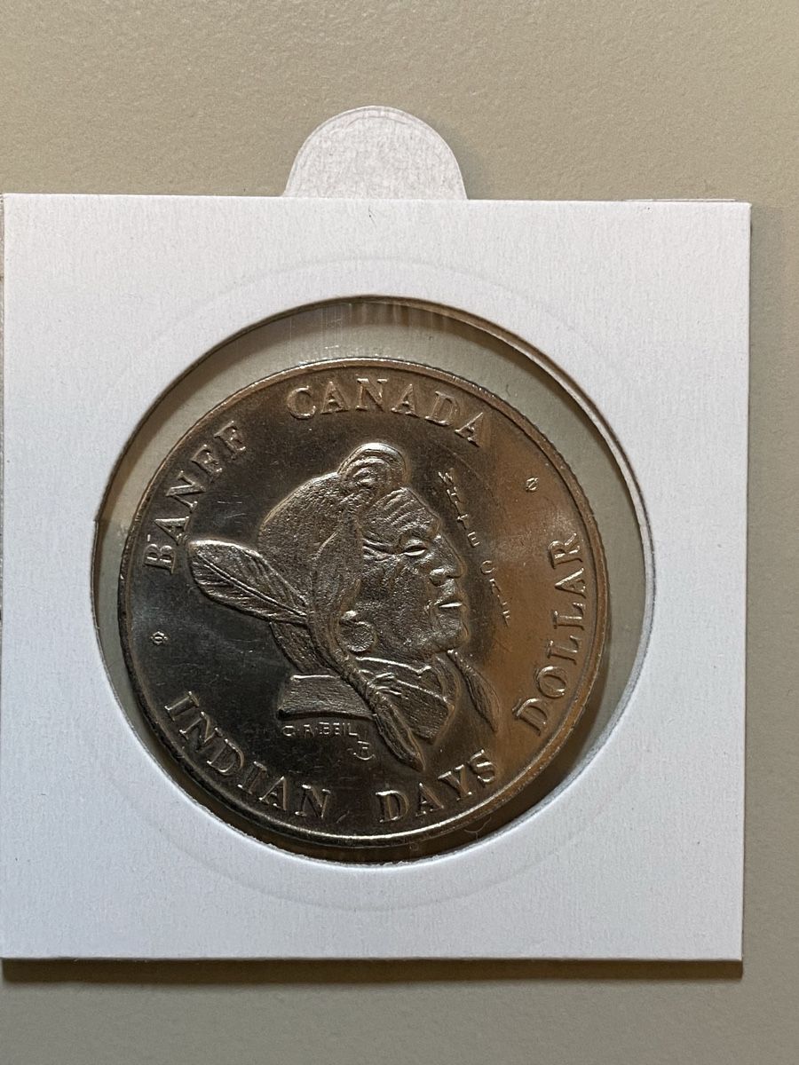 Alle Münzen: Canada - 1 dollar - 1976 - Indian Days – Gebraucht aus Payerne von Mike1682 1
