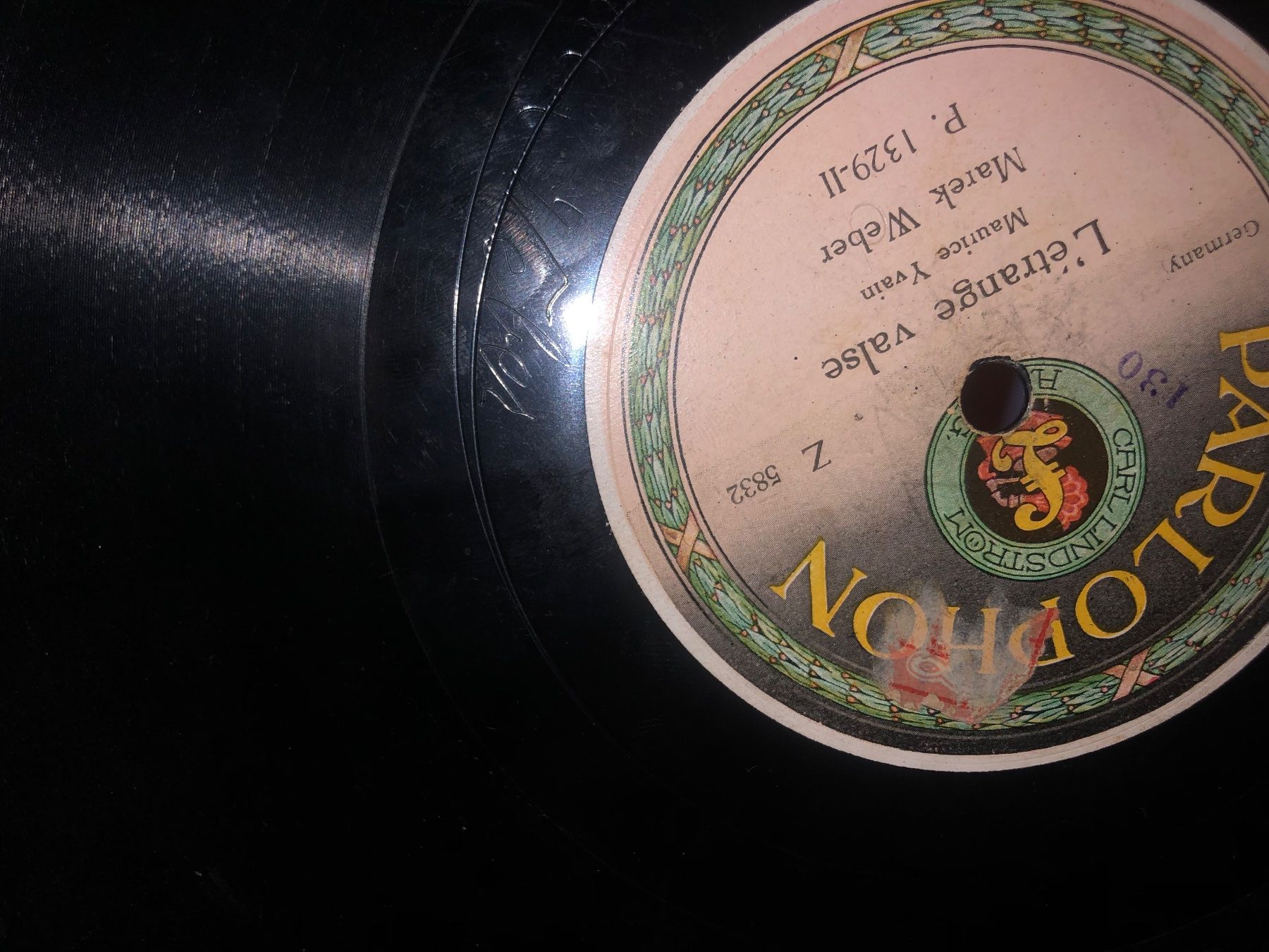 Dischi in vinile: Handsignierte Schellackplatte von Marek Weber – Usato da Lyss venduto da Spartan76 2