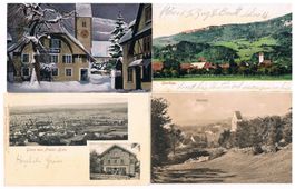 4 alte Ansichtskarten Nieder-und Oberbipp ab 1904 ! Ab Fr.1!