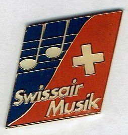 Swissair Plaketten & Abzeichen: Swissair Musik – Gebraucht aus Hinterkappelen von Schampus