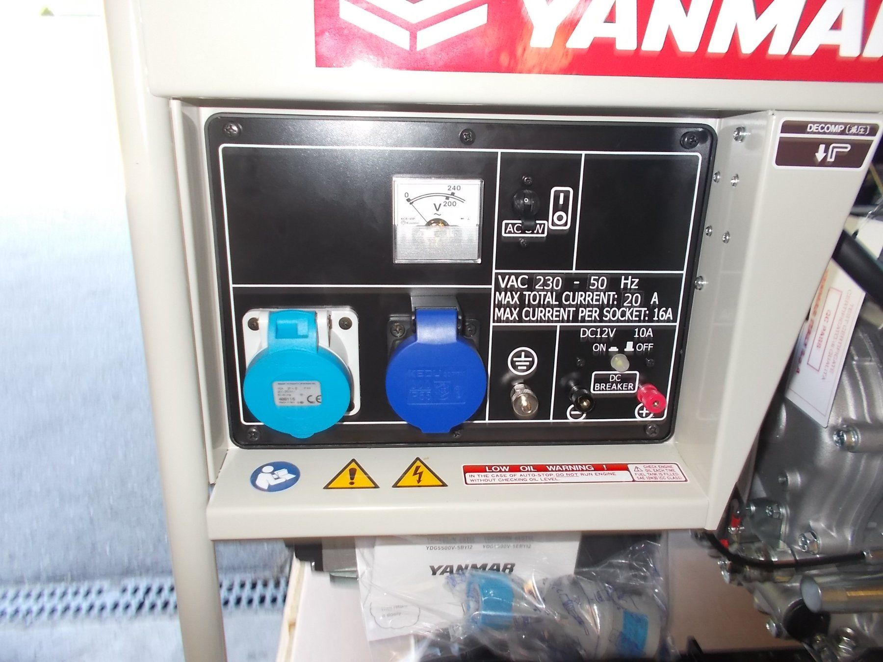 Yanmar Generatori di corrente: Generator Yanmar YDG5500V-5BYI2 – Nuovo e nell'imballaggio originale da Lauenen b. Gstaad venduto da Rezalb 3
