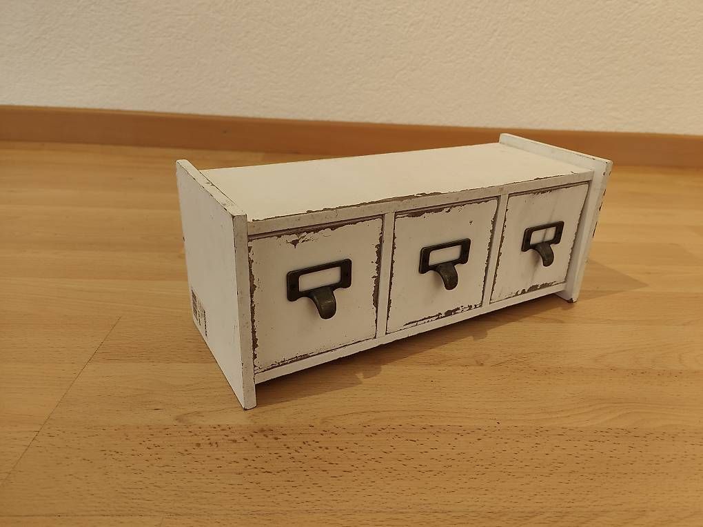 Cassettiere: Shabby Chic Haushaltskästchen – Usato da Heiden venduto da Sirgreg 2