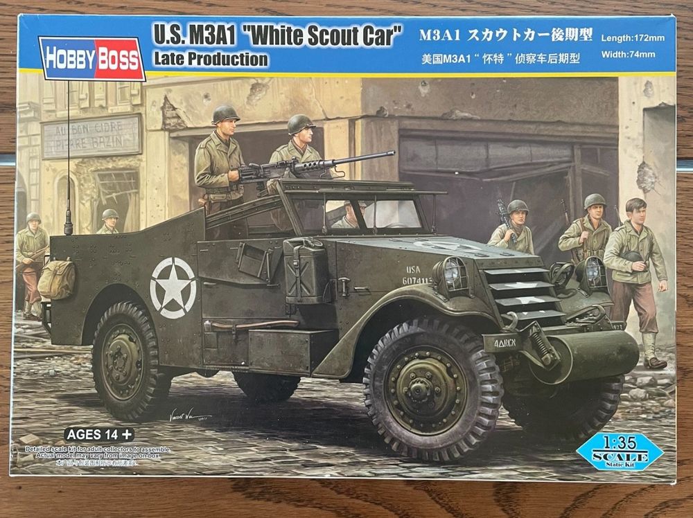 Hobby Boss 82452 M3A1 Scout Car US-Army WWII 1:35 (Neu und ...
