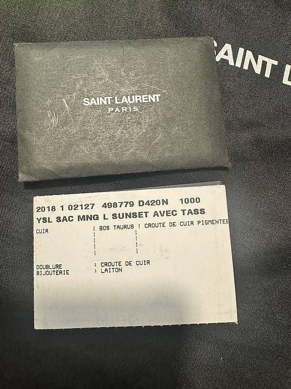 Saint Laurent Taschen für Damen: YSL- Saint Laurent SUNSET LARGE BLACK – Neu (gemäss Beschreibung) aus Bäch SZ von Carpava 2