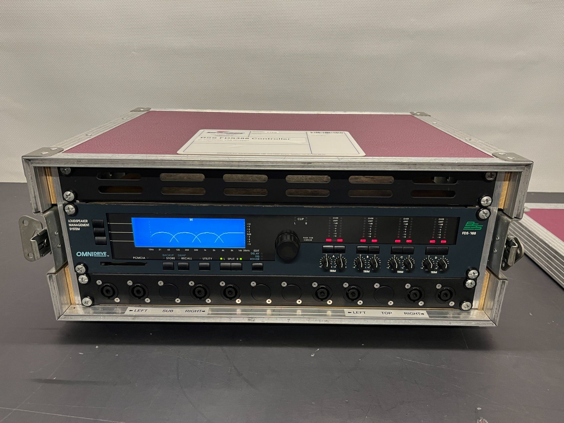 Equalizzatori: BSS FDS388 Controller OmniDrive inkl. Case – Usato da Zizers venduto da fiduciar