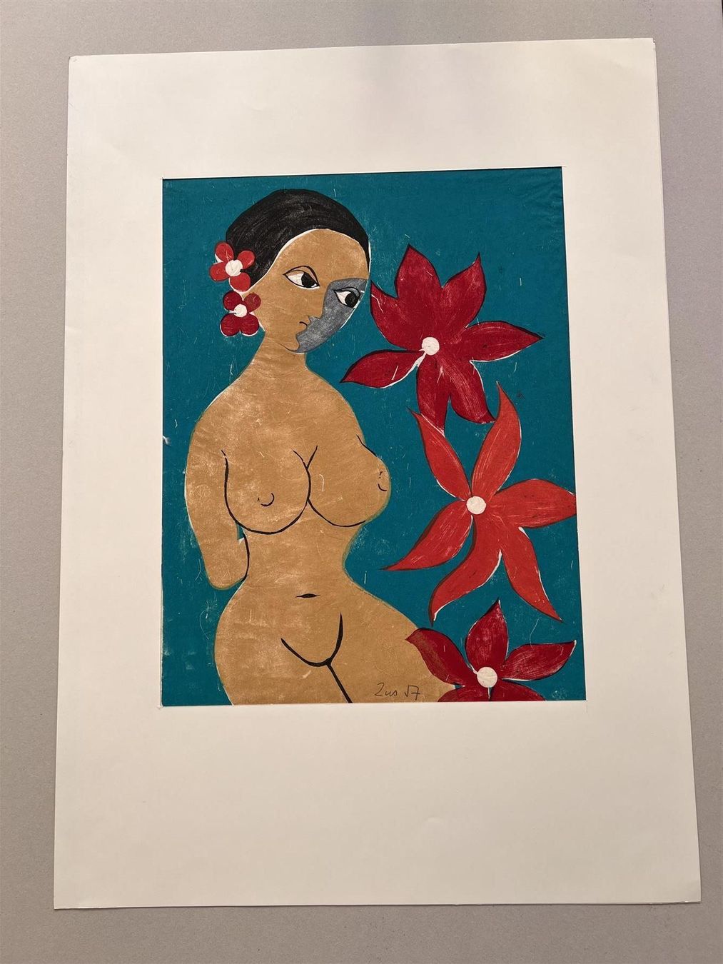 Xilografie: Secondo Püschel Original- Holzschnitt – Usato da Adliswil venduto da buch_und_kunst