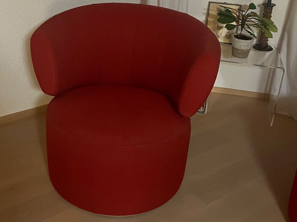 2 rote Sessel - Design Klassiker für gemütliche Stunden (Gebraucht) in ...